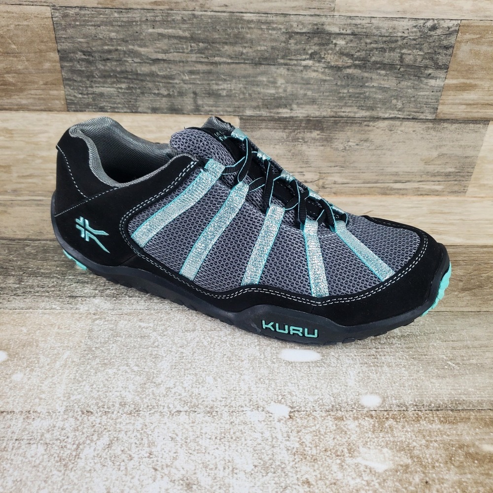 Kuru Chicane Womens Trail Hiking Shoes Sz 11 M Black Delirium Lace-Up Sneakers